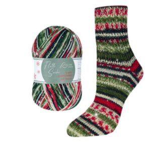 Rellana Flotte Socke 4f. Christmas Metallic 2024