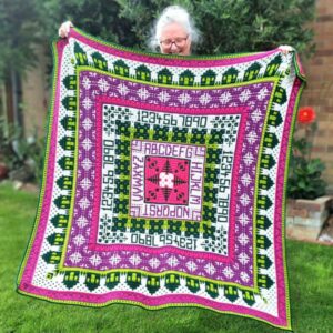 Rosina Plane - Mile Cross Blanket CAL - Bright