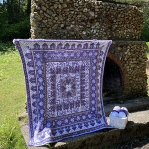 Rosina Plane - Mile Cross Blanket CAL - Ultra Violet