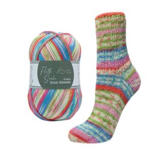 Rellana Flotte Socke 4f. Seide-Merino-1844